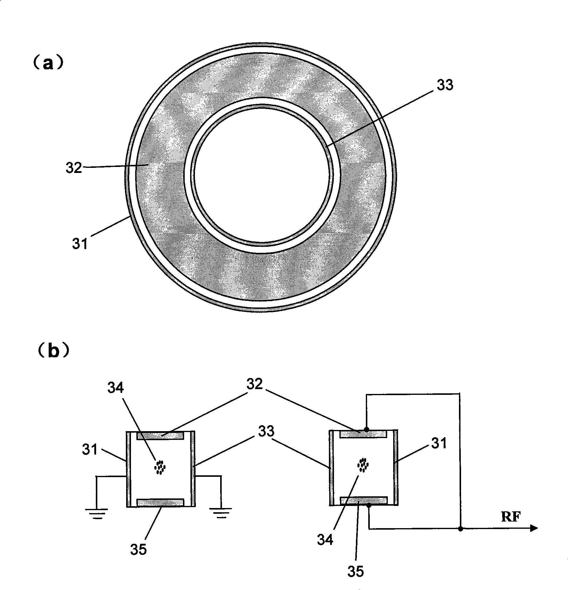 Circular ring ion trap and circular ring ion trap array