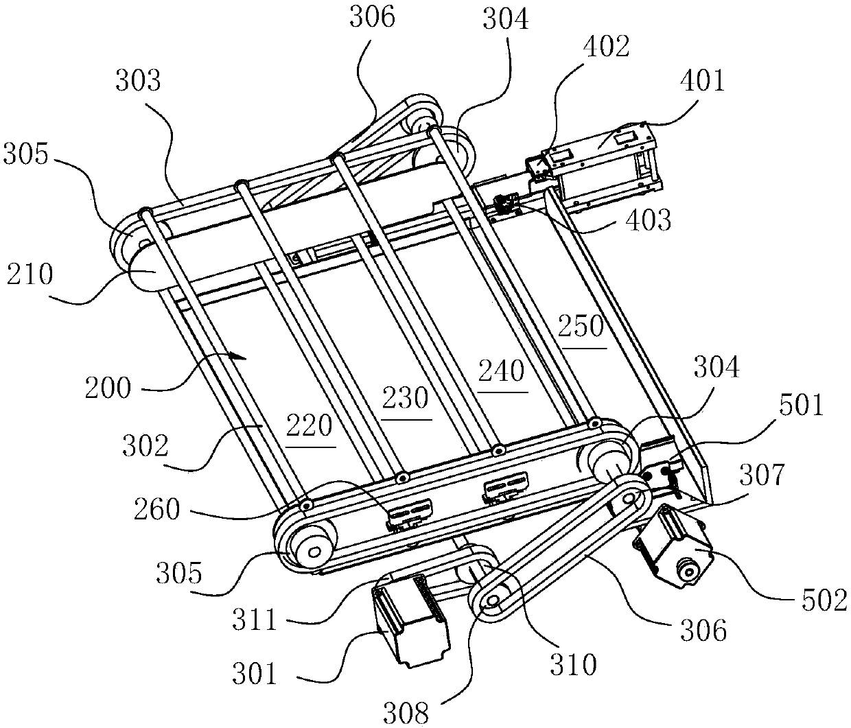 A card circulation switching mechanism and a card issuing machine using the mechanism