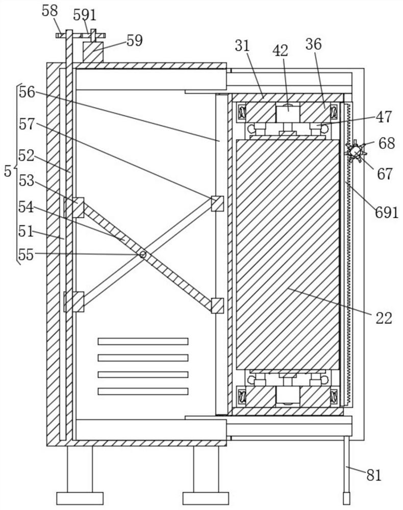 Safety protection structure of high performance liquid chromatograph