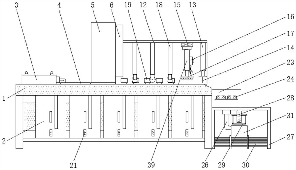 Shearing and recycling integrated equipment for corrugated paper processing