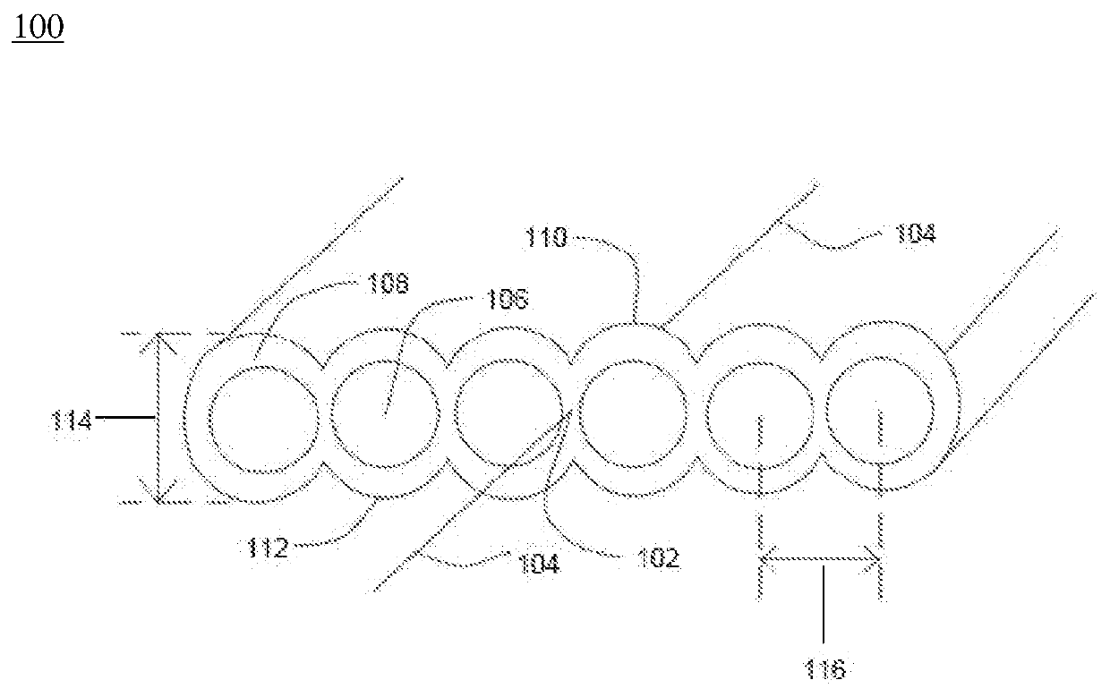 Rollable optical fiber ribbon