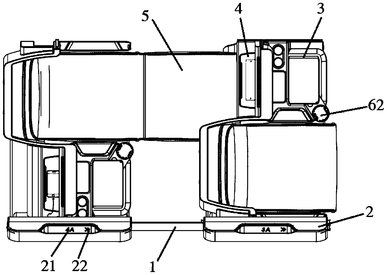 Staggered seat compartment capable of automatically reversing for railway vehicle