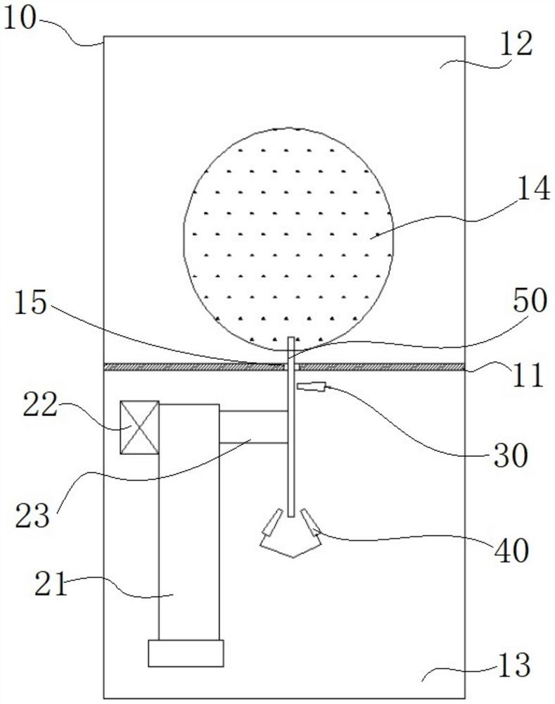 Preparation device and preparation method of large-diameter diamond wafer