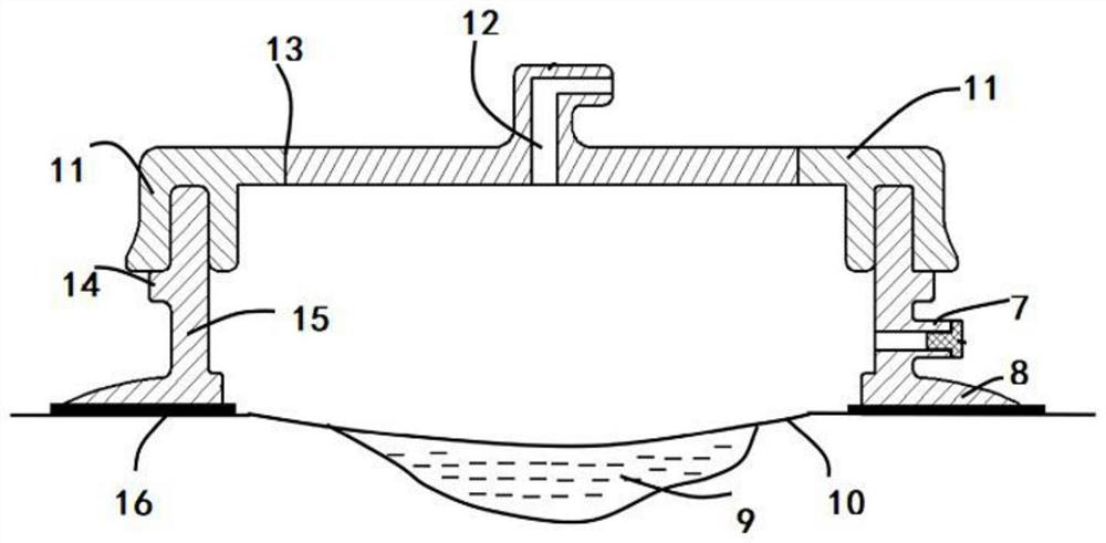 A wound repair degree detection device and its manufacturing method