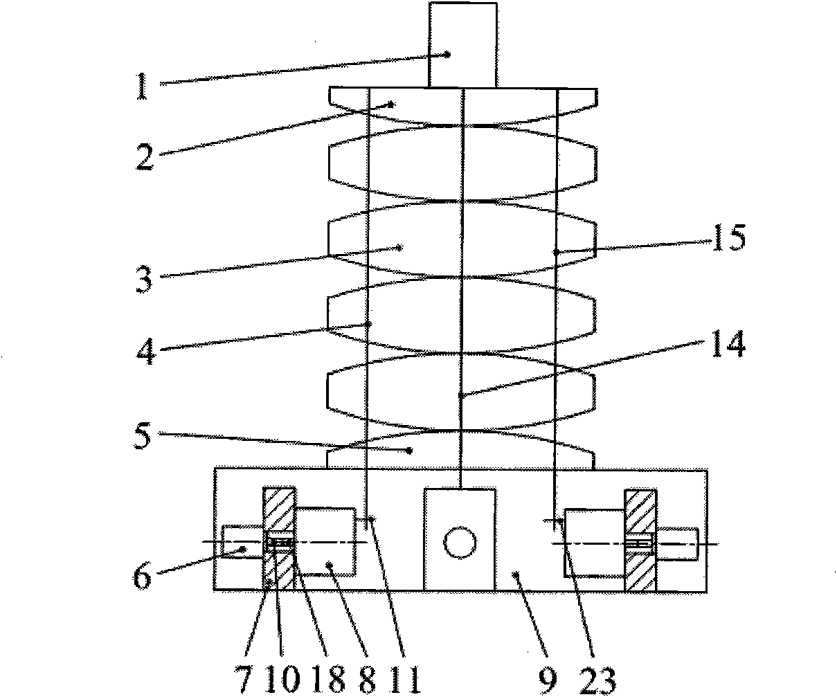 Angle amplification parallel mechanism