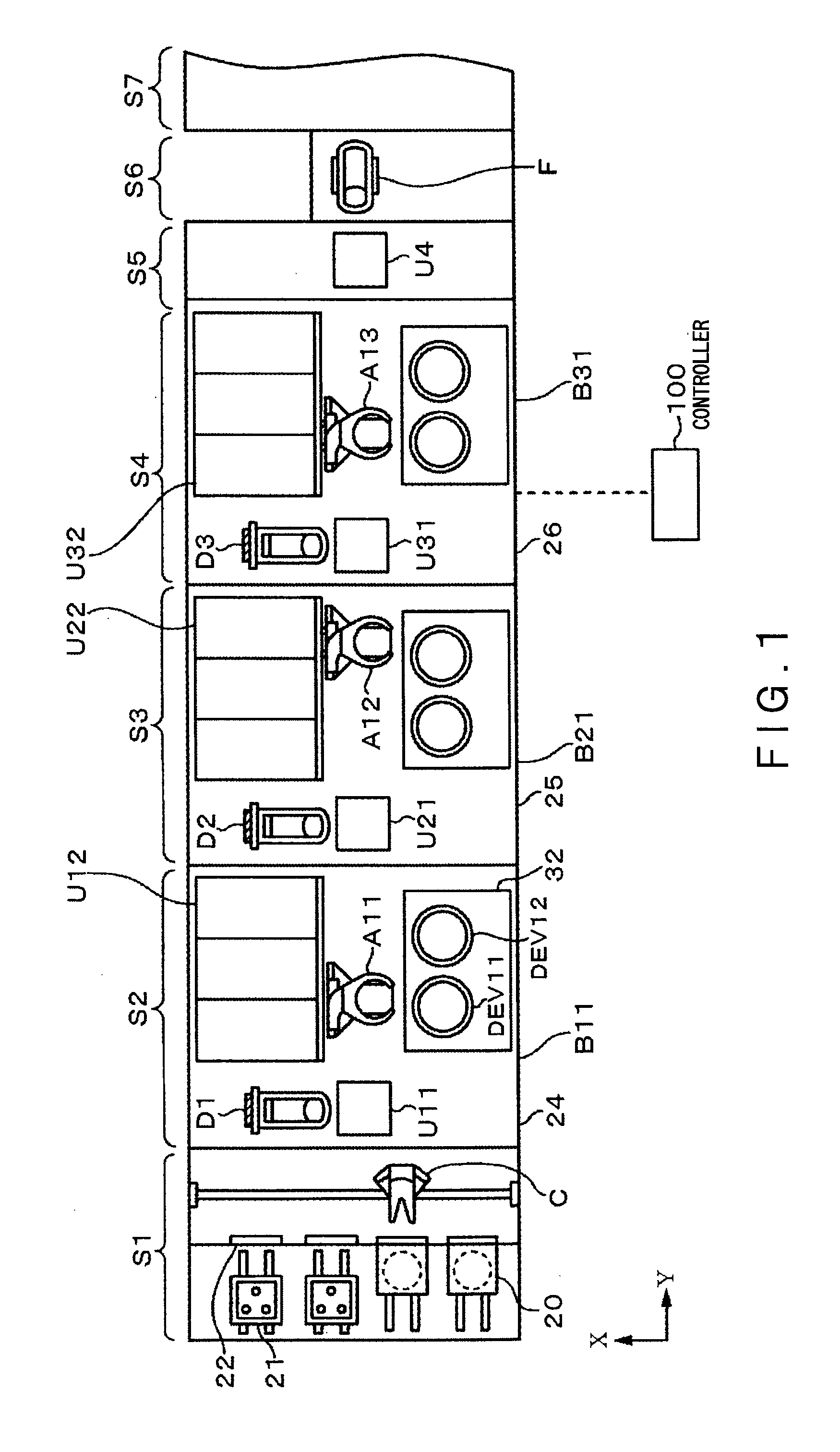 Coating and developing system with a direct carrying device in a processing block, coating and developing method and storage medium