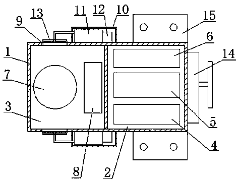 Bubble type pressure water level gauge with water standing device