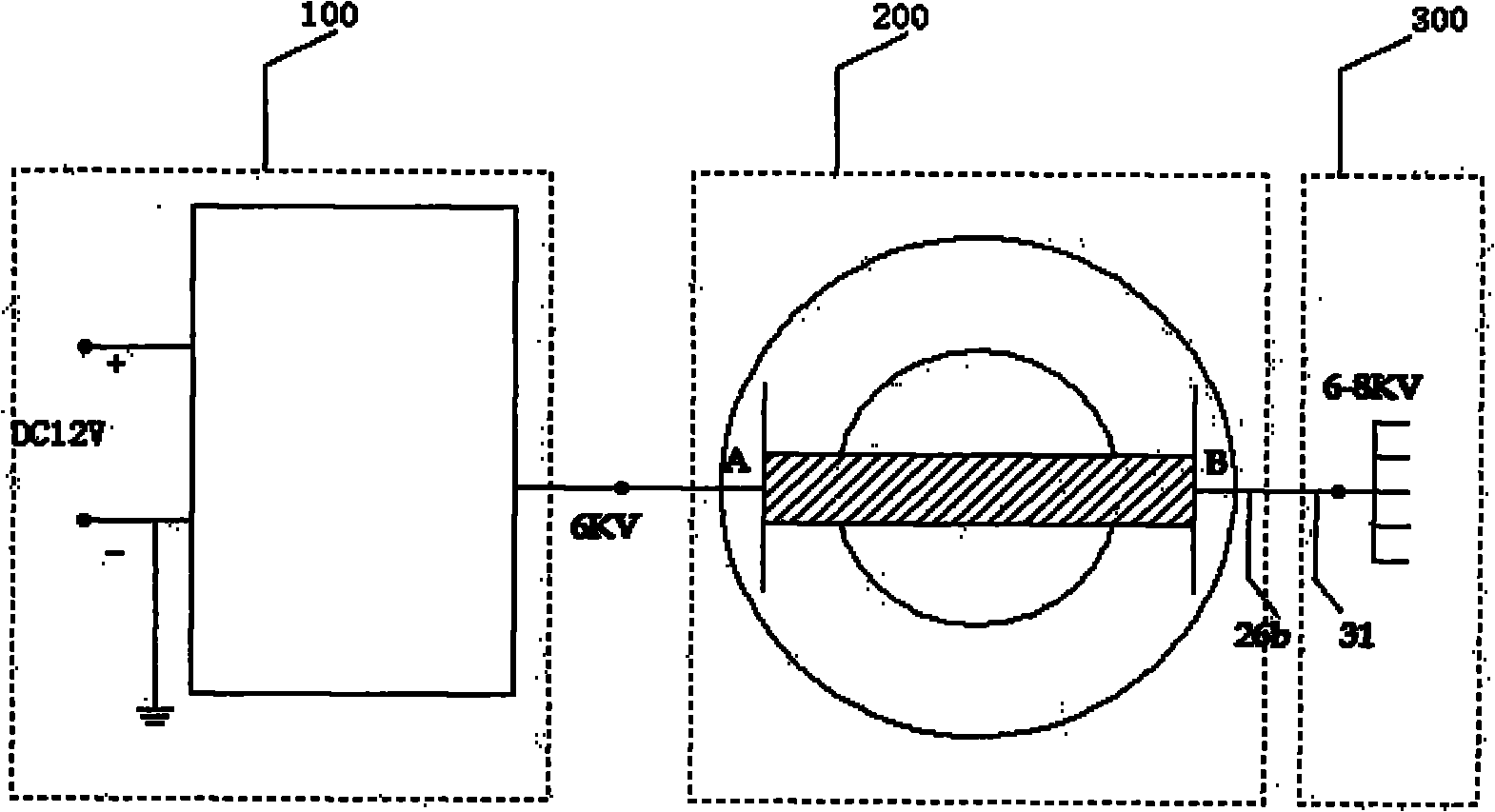 Tourmaline anion generator