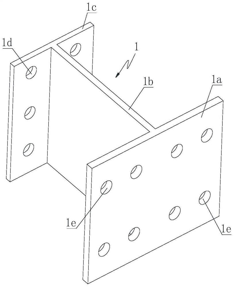 Construction method of T-shaped steel plate tie city wall