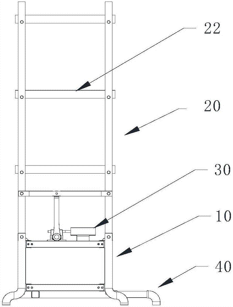 Planting rack capable of swinging to inclined or vertical state