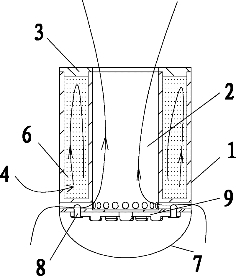Air-cooled liquid-cooled combined radiating device