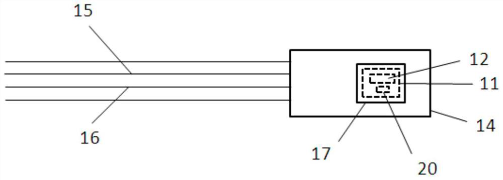 Pressure sensor for measuring intracranial pressure and intracranial pressure detection system