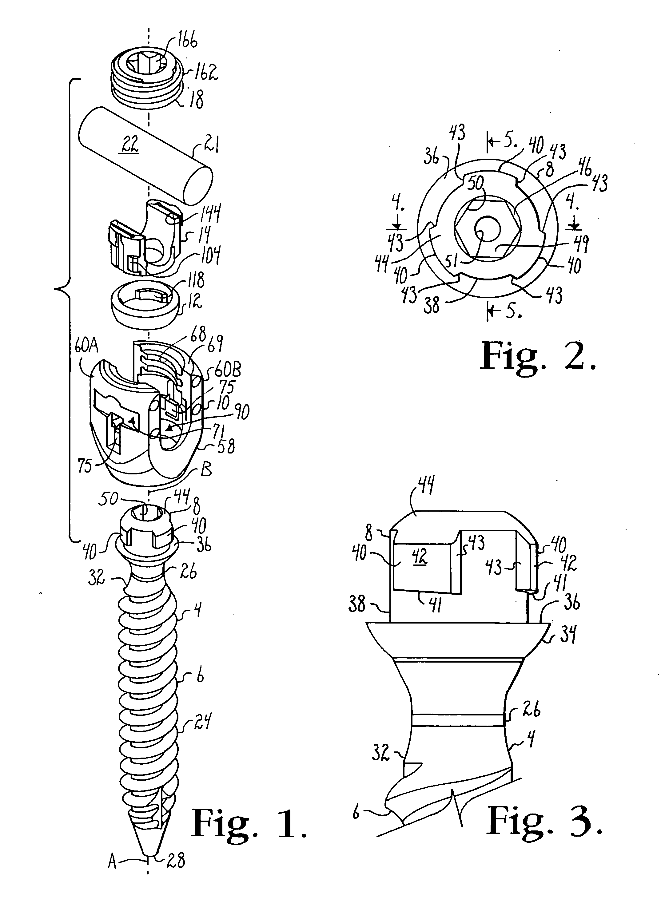 Polyaxial bone screw with cam connection and lock and release insert