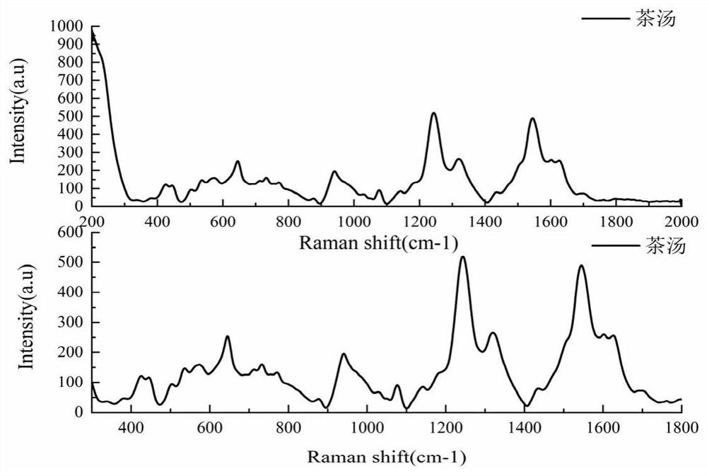 Method for judging freshness of green tea based on Raman spectrum