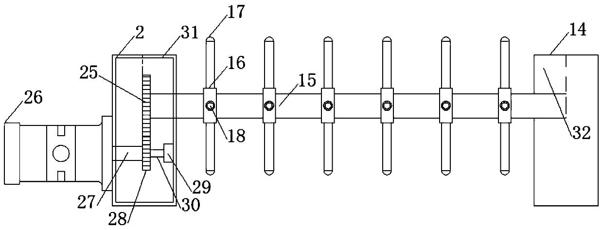 Stitch removing device for loom