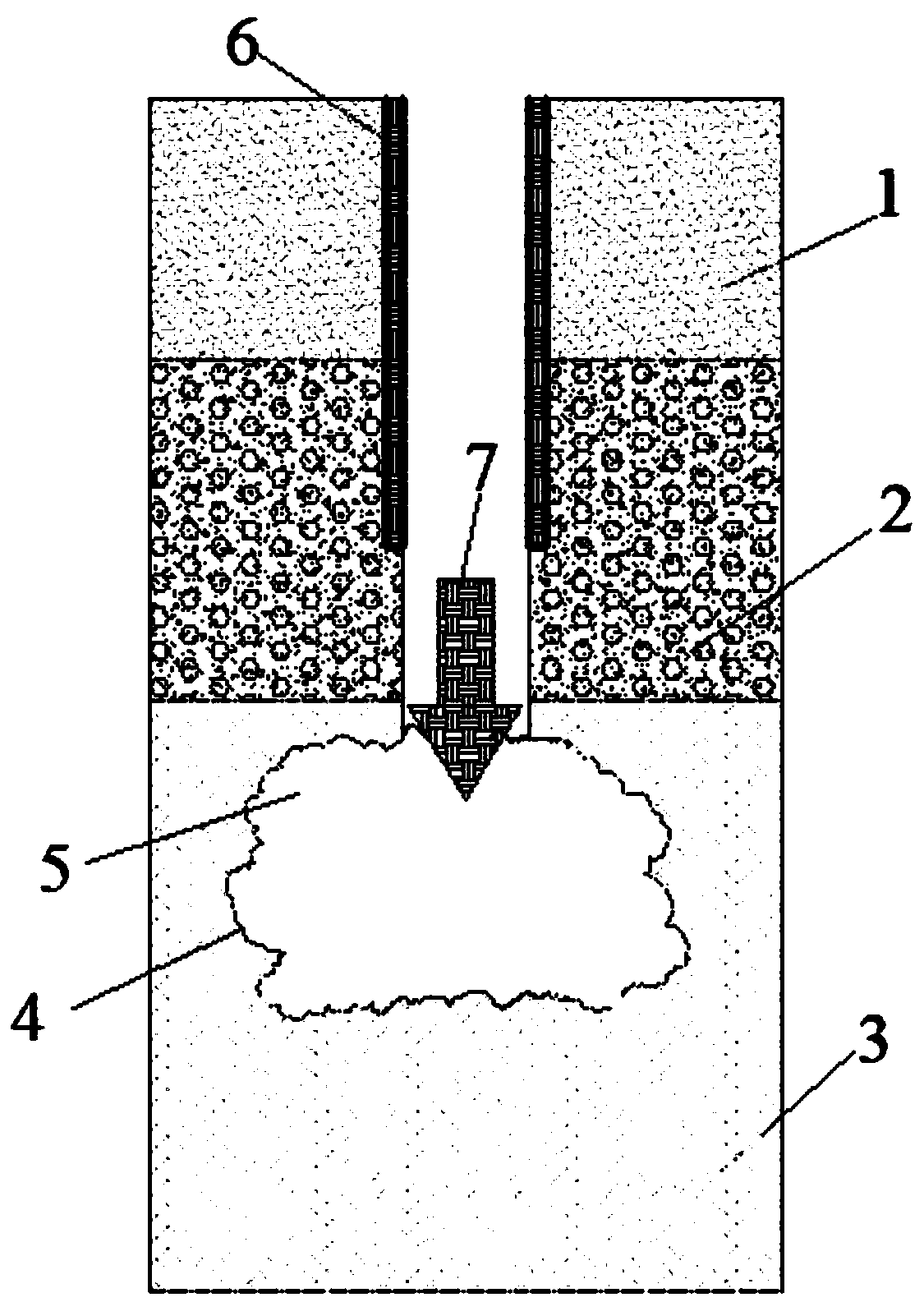 Construction method for increasing one-time qualification rate of pile foundation in karst or broken zone area