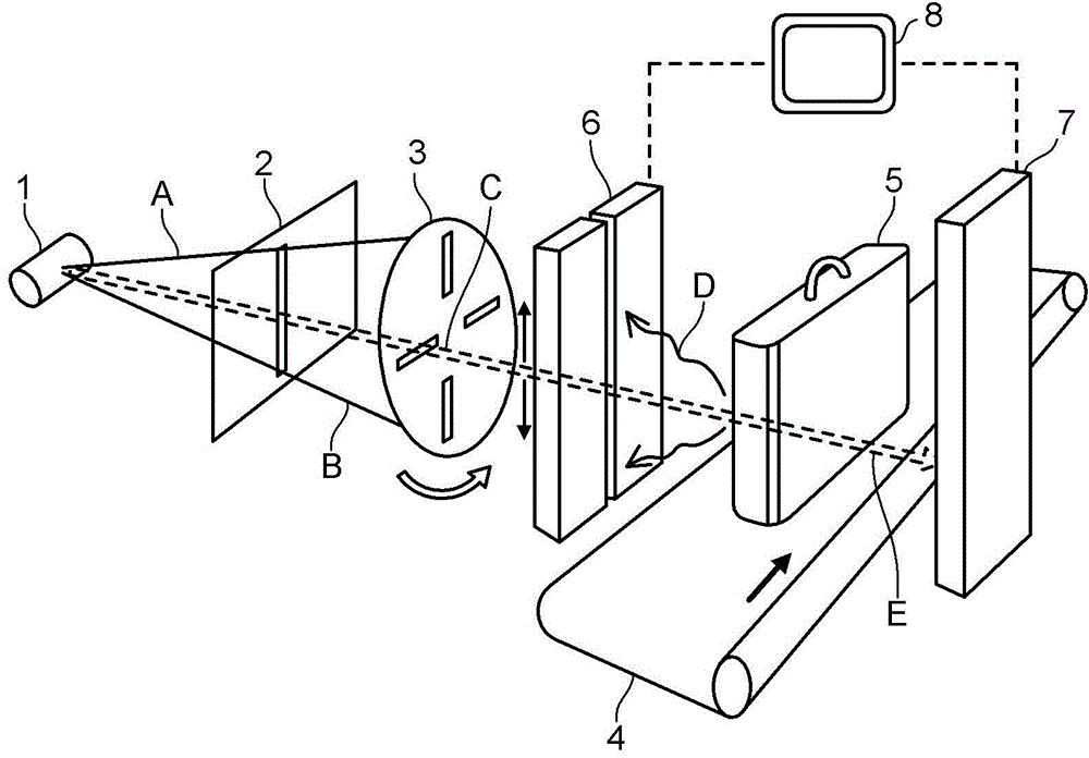 Intensifying paper for x-ray detector, x-ray detector, and x-ray inspection device