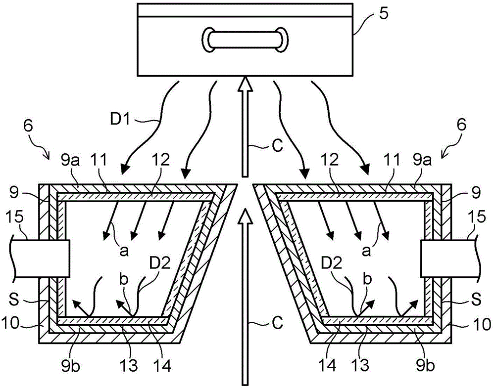 Intensifying paper for x-ray detector, x-ray detector, and x-ray inspection device