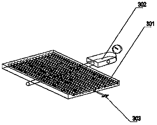 Slope deformation simulation test device under rainfall condition