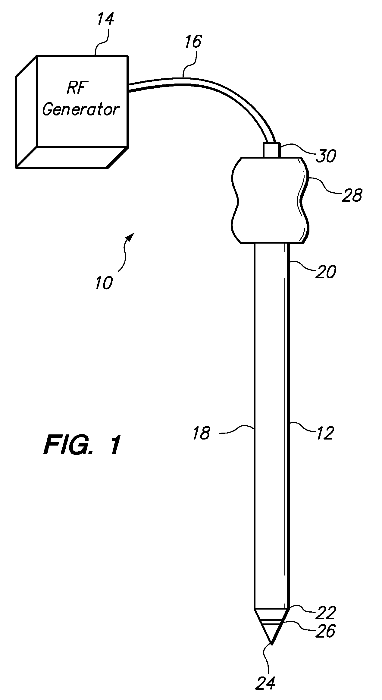 Medical probe with echogenic and insulative properties