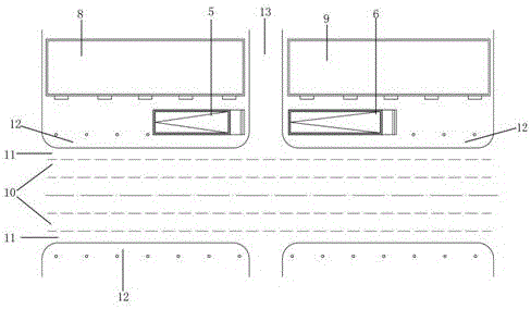Design structure of subway station entrance-exit in narrow area of urban road