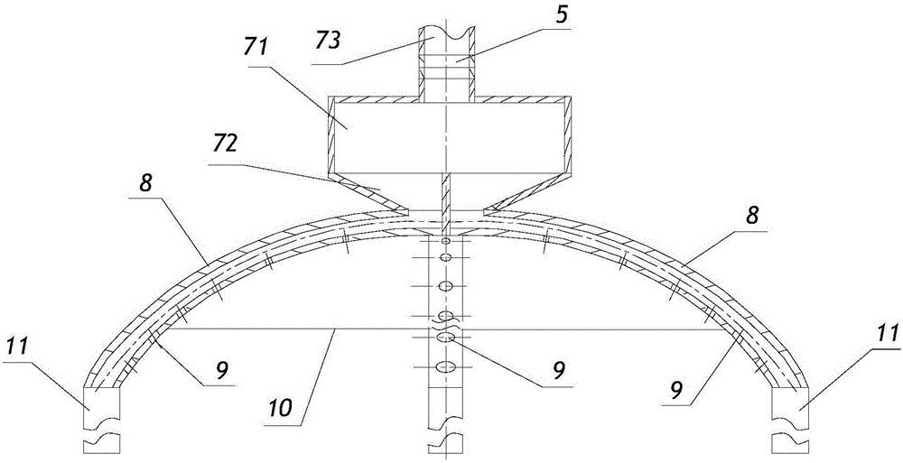 Cross-shaped dry powder extinguishing cover system