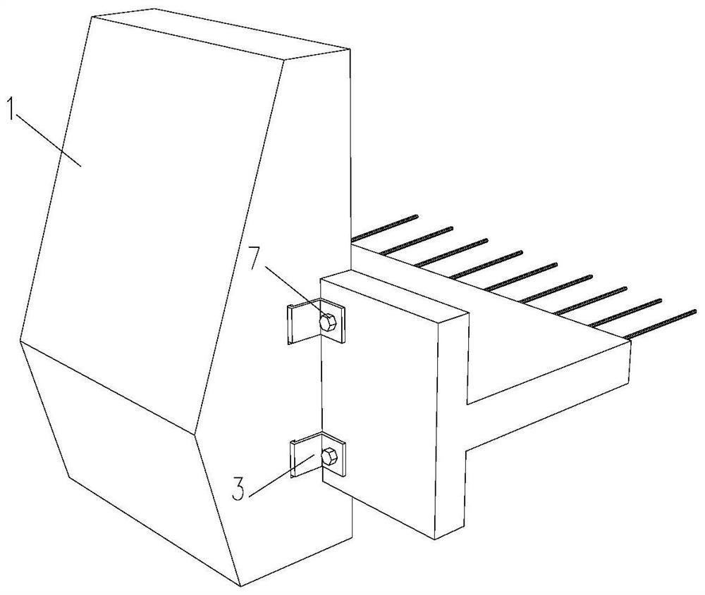 Fixing structure and fixing method for foamed ceramic molding lines