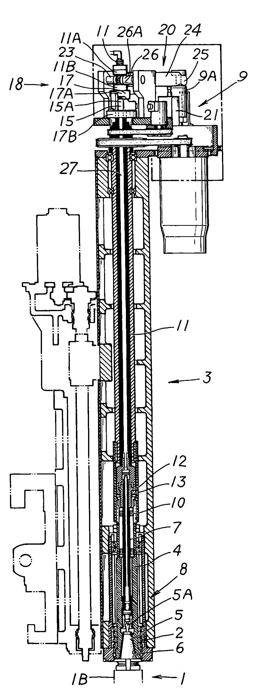 Tool mounting device for turning center