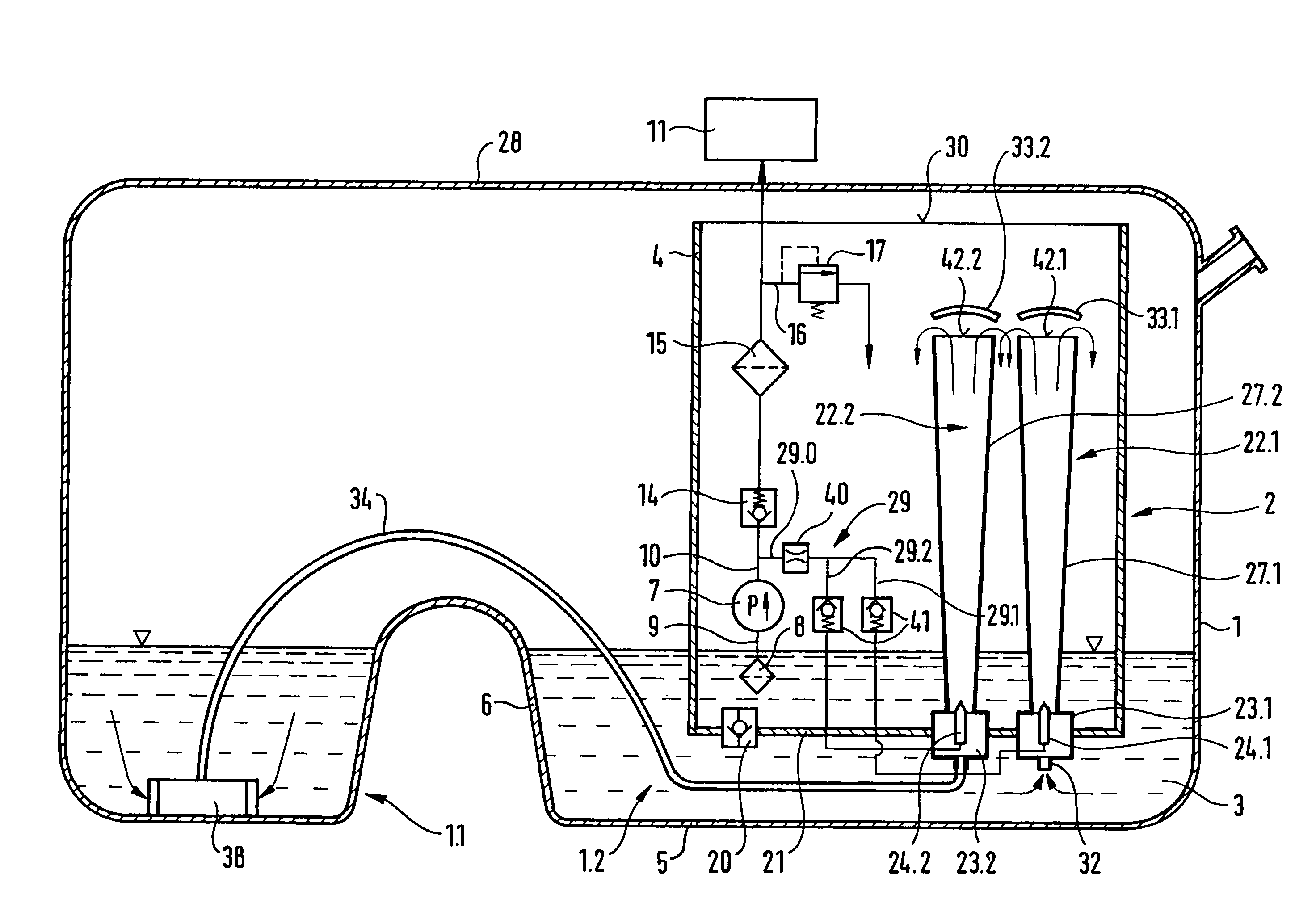 Apparatus for delivering fuel from a tank to an internal combustion engine