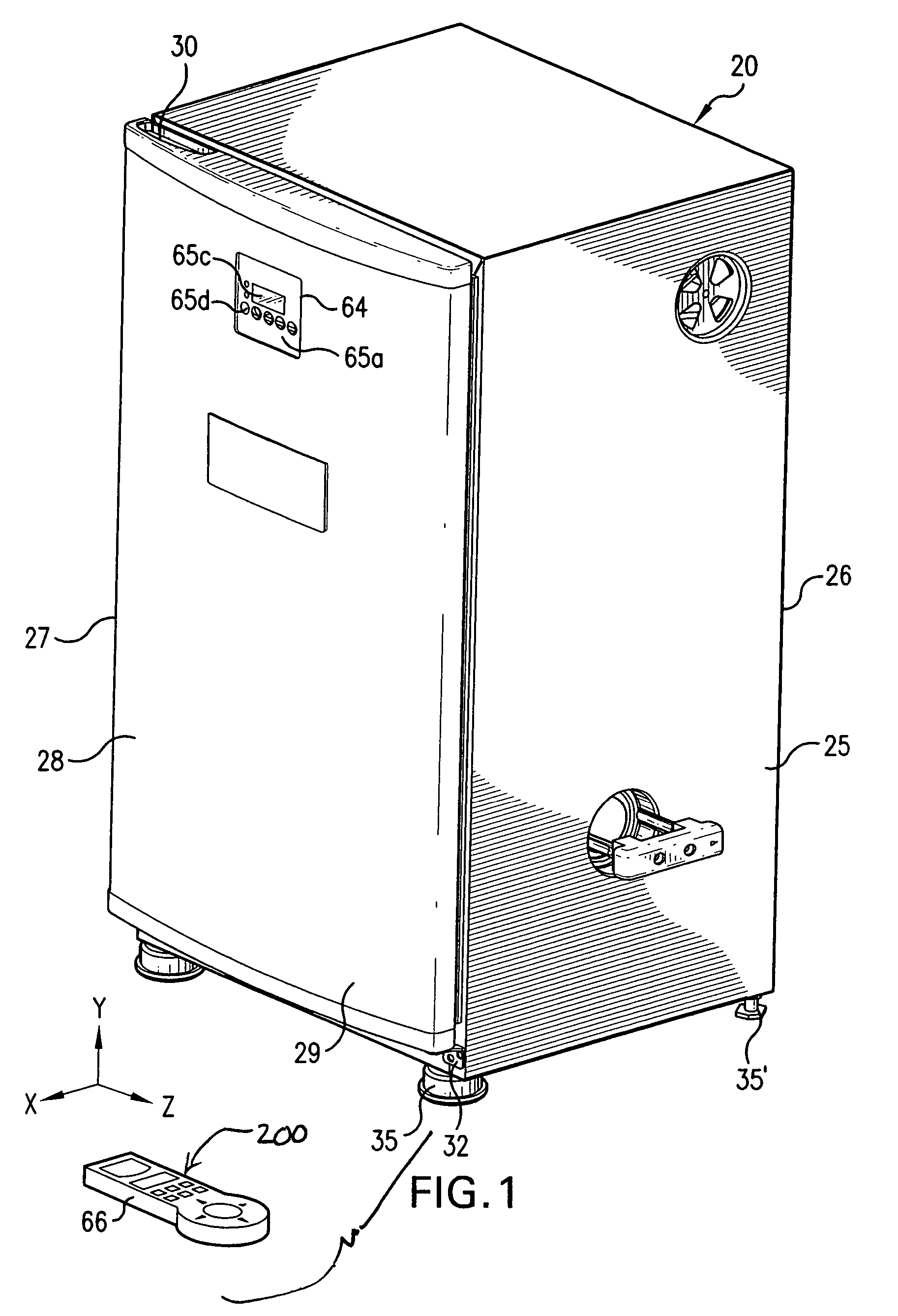 Cooking apparatus with cooking characteristic monitoring system