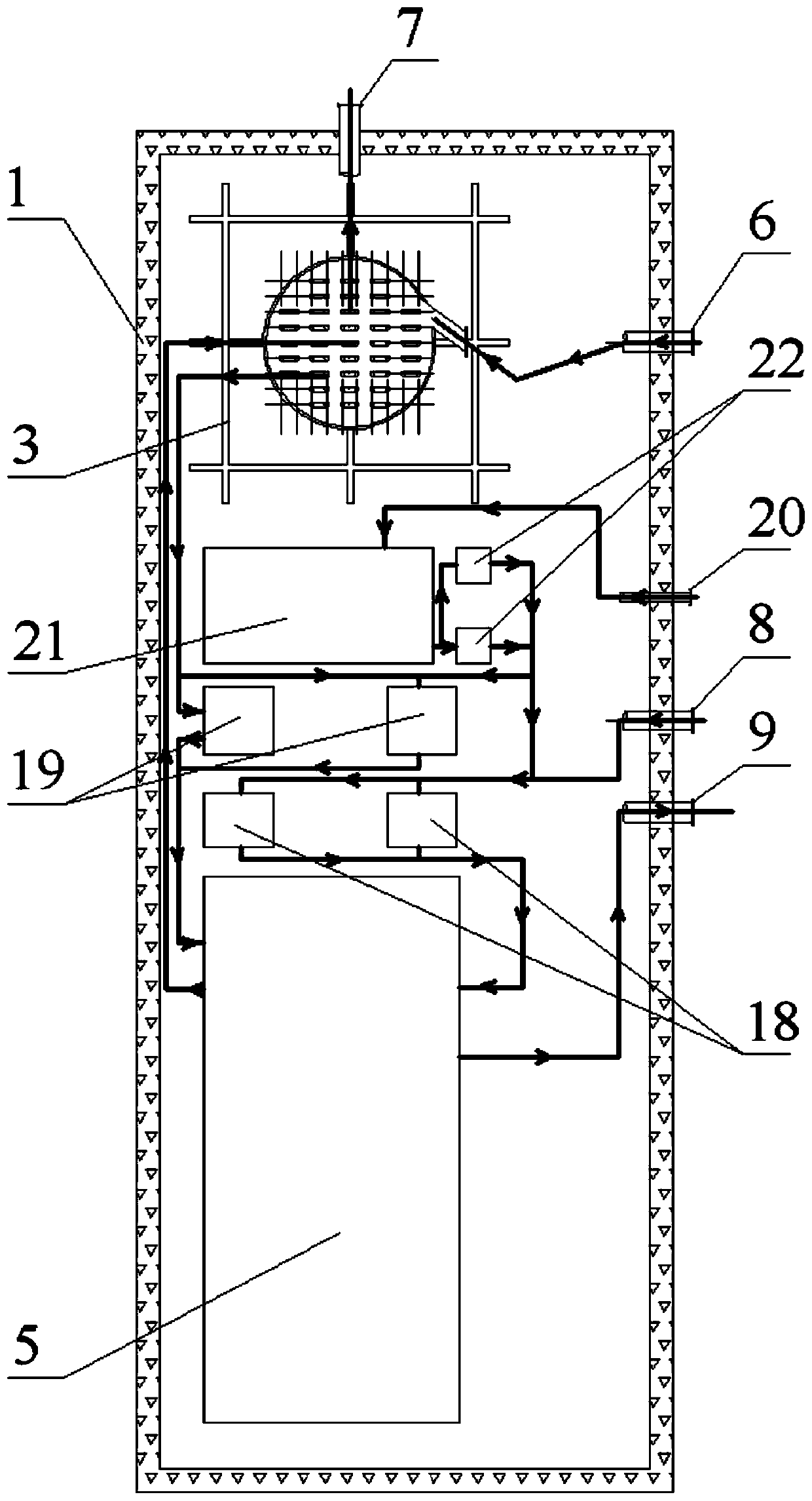 Sewage source heat pump equipment