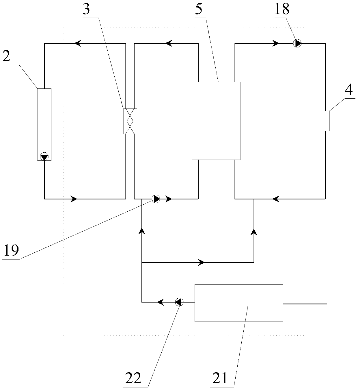 Sewage source heat pump equipment