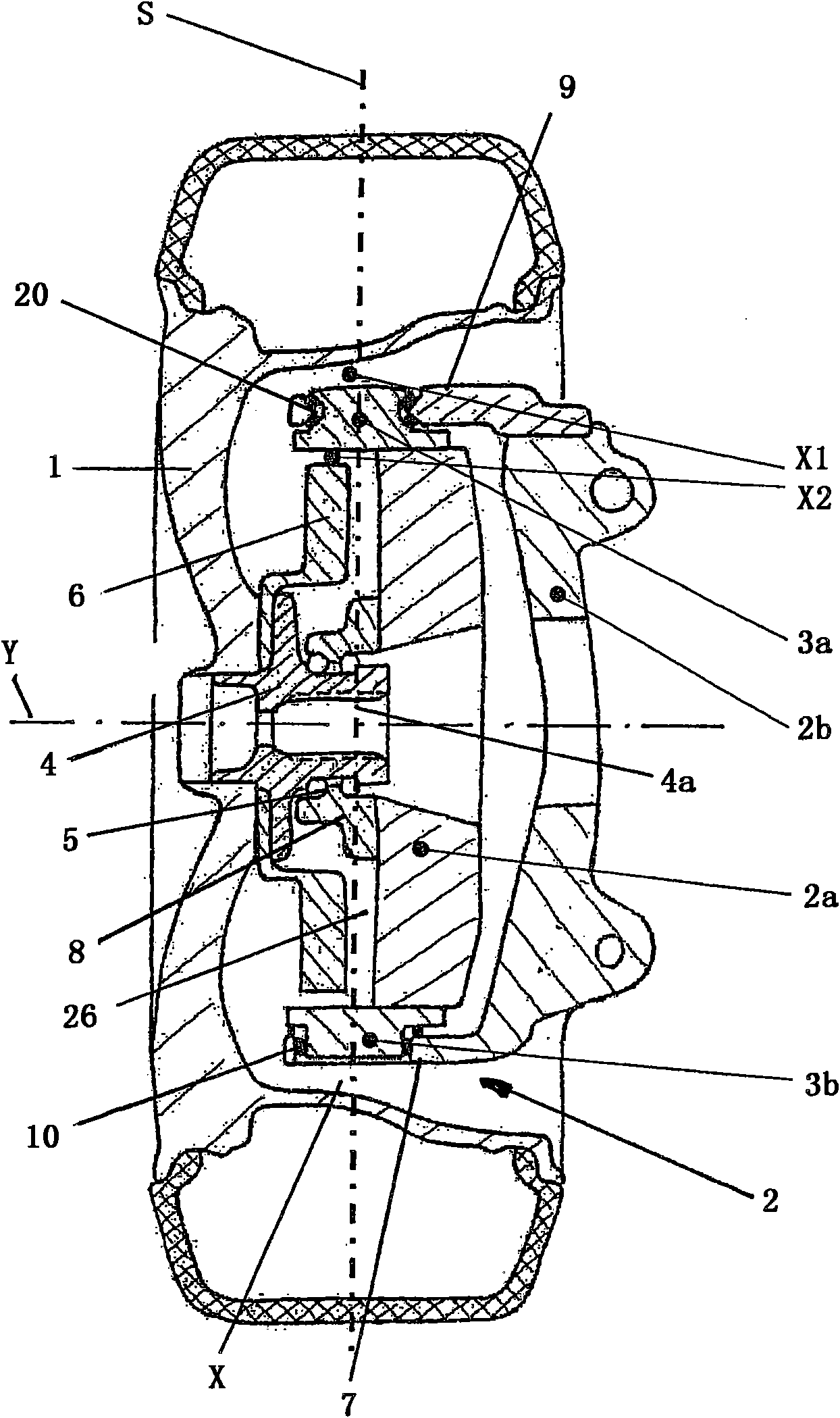Motor vehicle wheel suspension with a suspension carrier unit pivotable around steering axis
