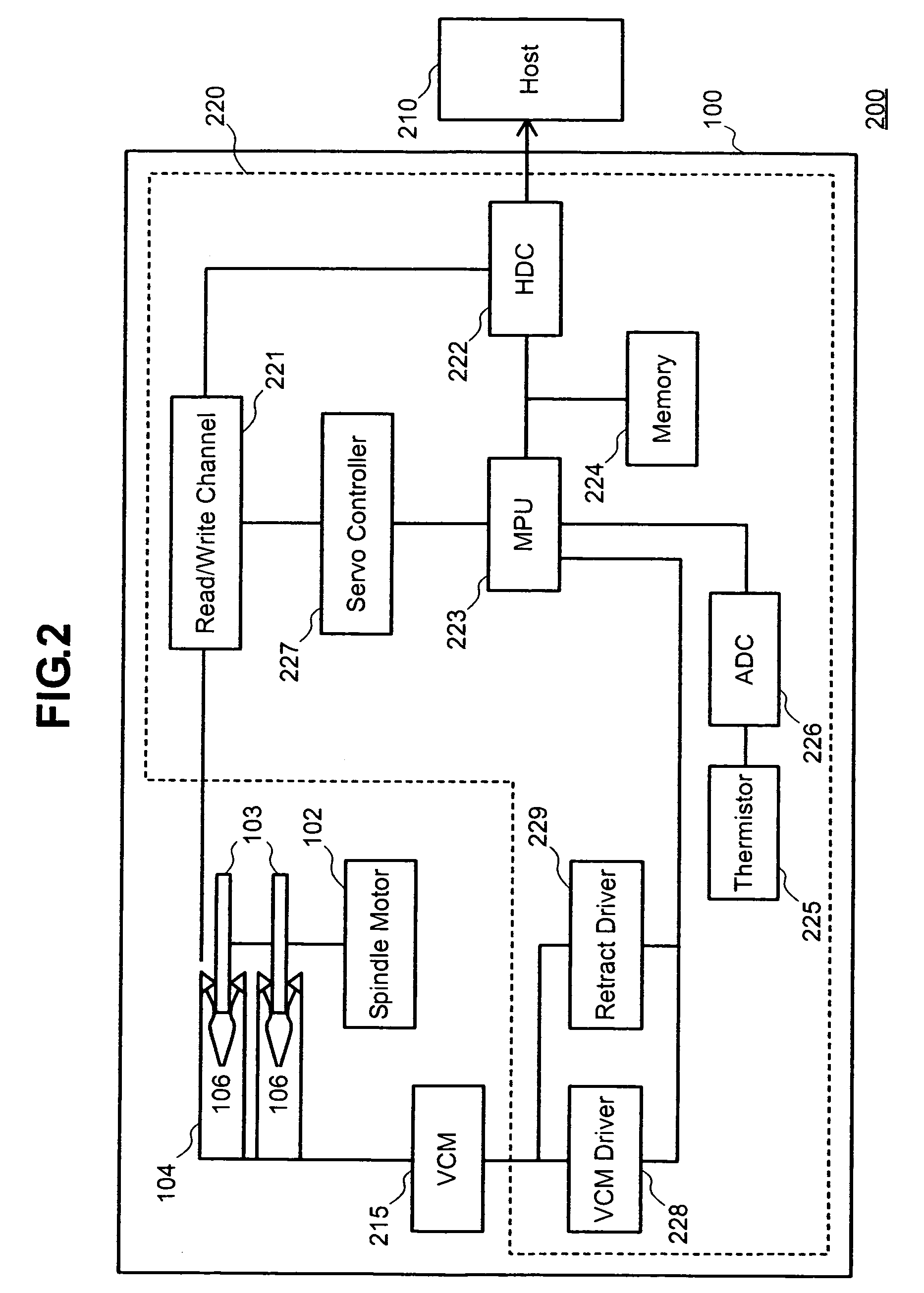 Data storage device and actuator control method