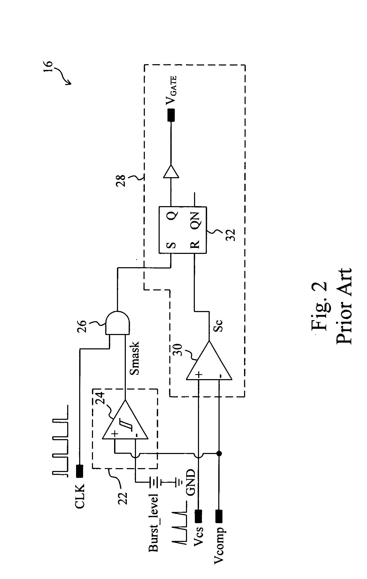 Control circuit and method for a flyback converter