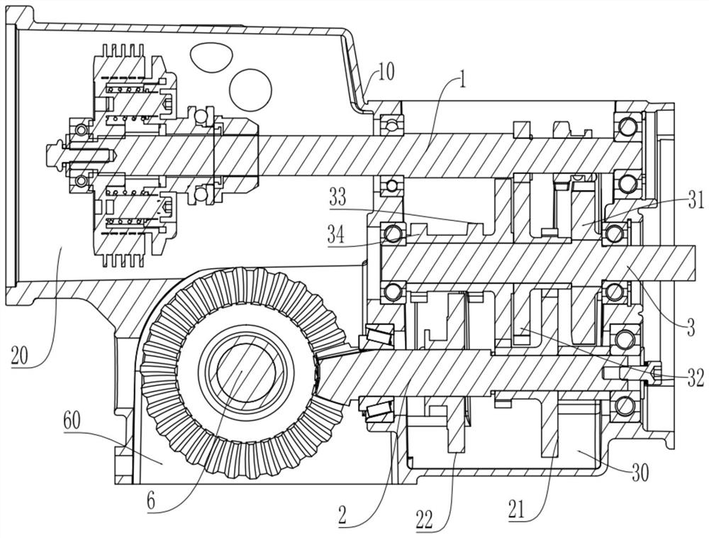 Transmission of mini-tiller