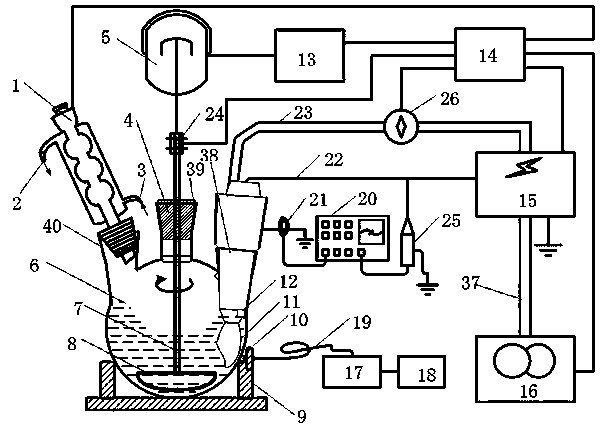 Air plasma jet water treatment experiment research device