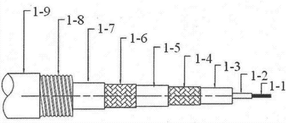 Mechanically-sealing four-coaxial cable termination technology