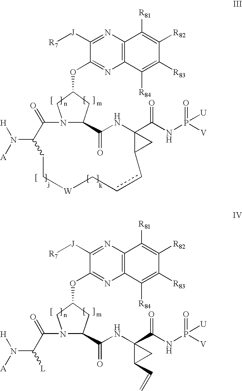 Phosphorus-containing hepatitis C serine protease inhibitors