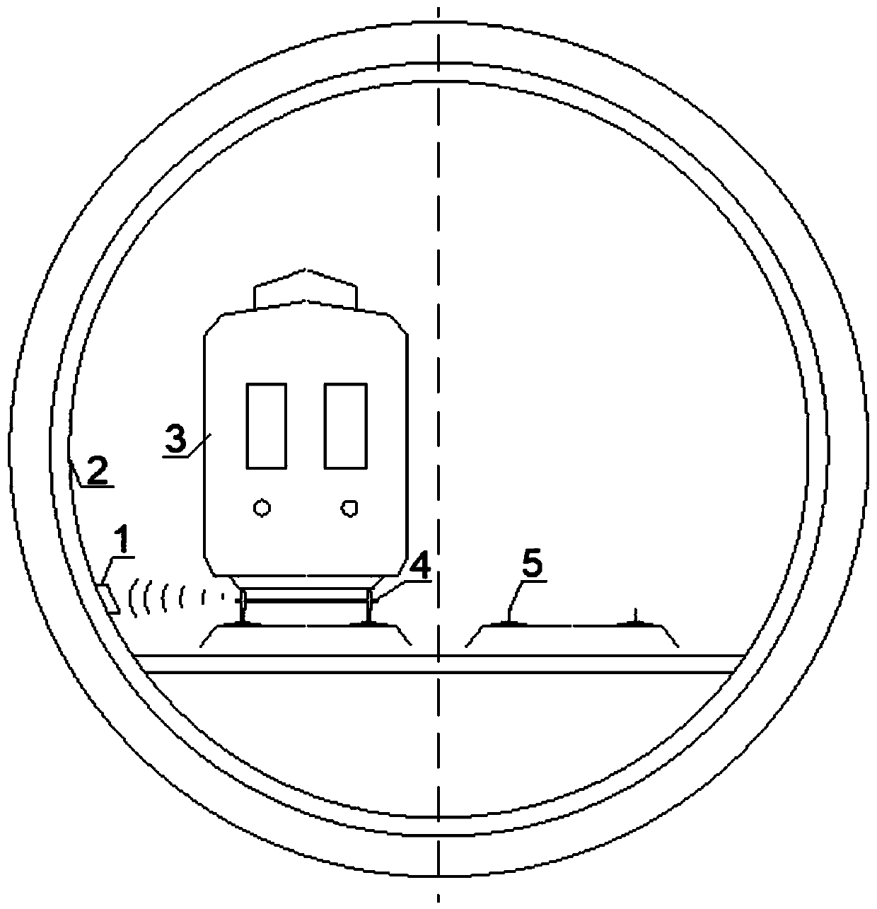 Train wheel damage identification method based on noise signals