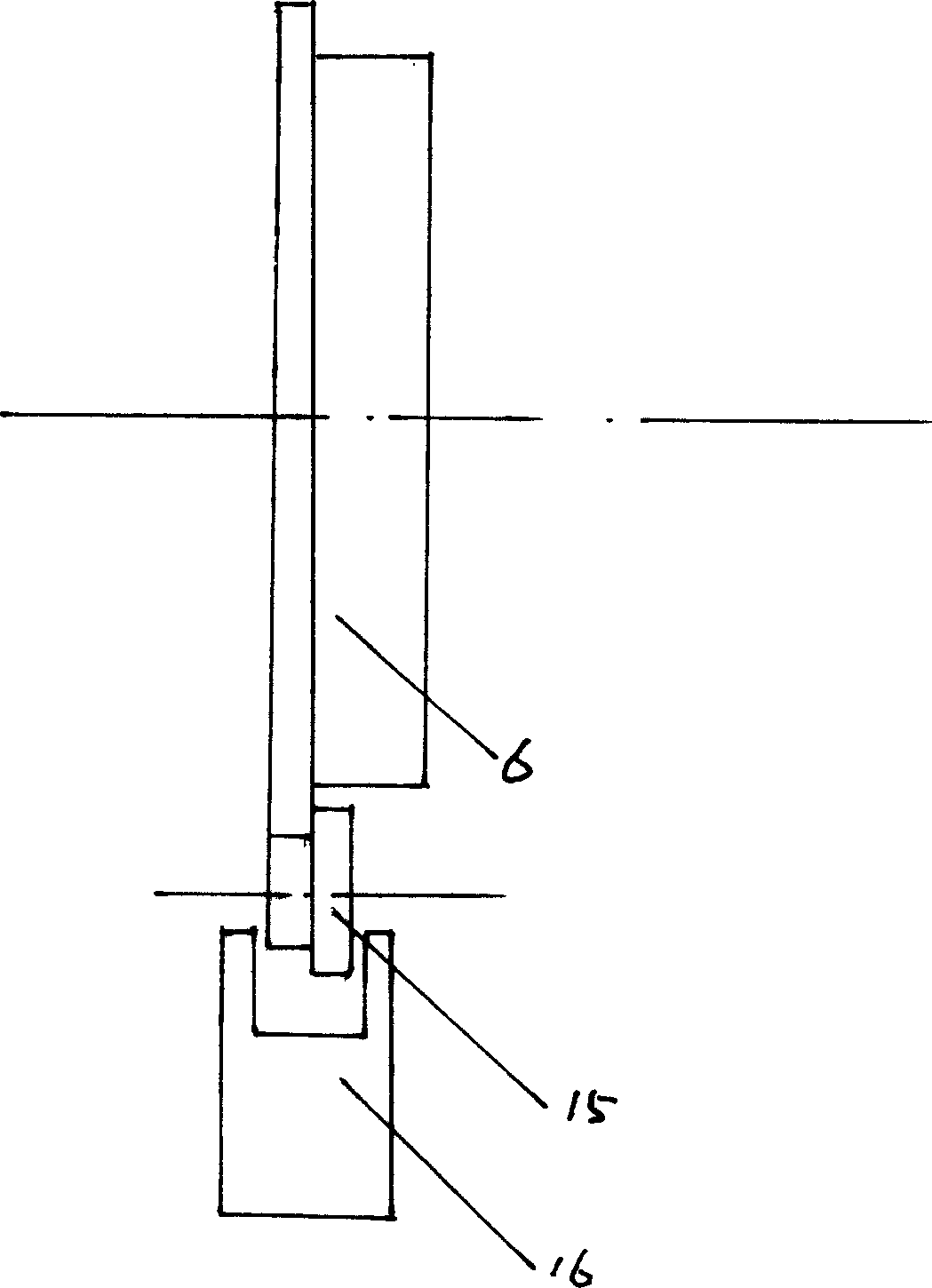 Detachable supercharger of single-cylinder internal combustion engine