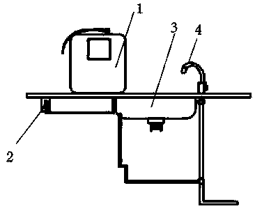 Modular electrolytic water maker mounted and used in multiple scenes, and using method thereof