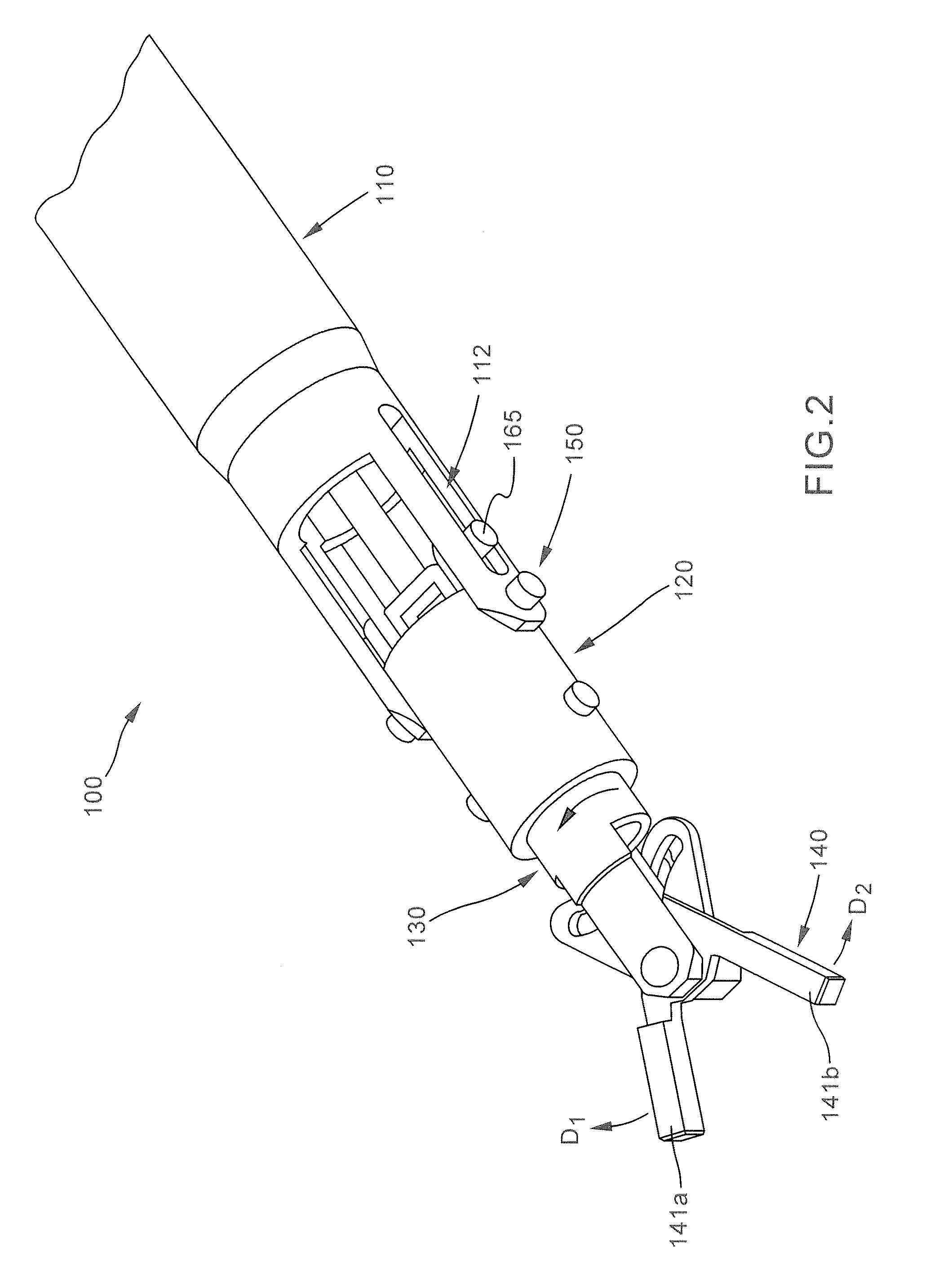 Flexible wrist-type element and methods of manufacture and use thereof