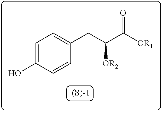 A process for the preparation of 3-aryl-2-hydroxy propanoic acid compounds