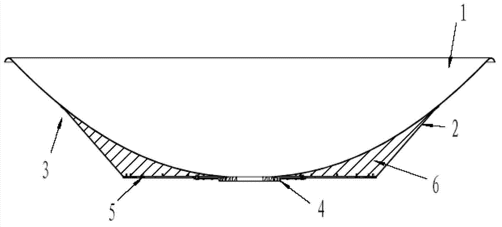 High-precision spinning antenna reflecting surface and manufacturing method thereof