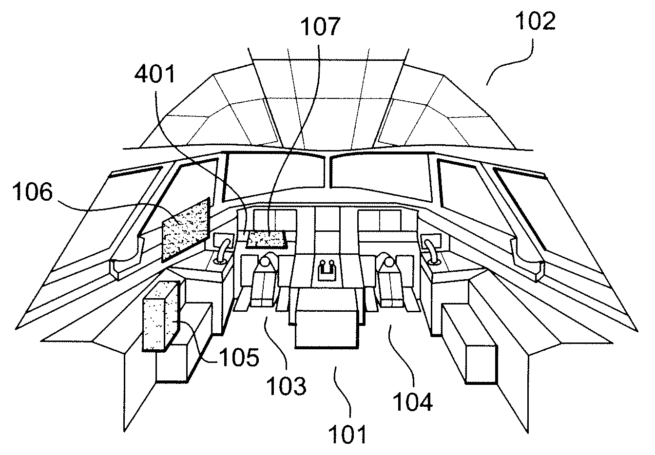 Device for the Integration of a Laptop Computer into an Aircraft