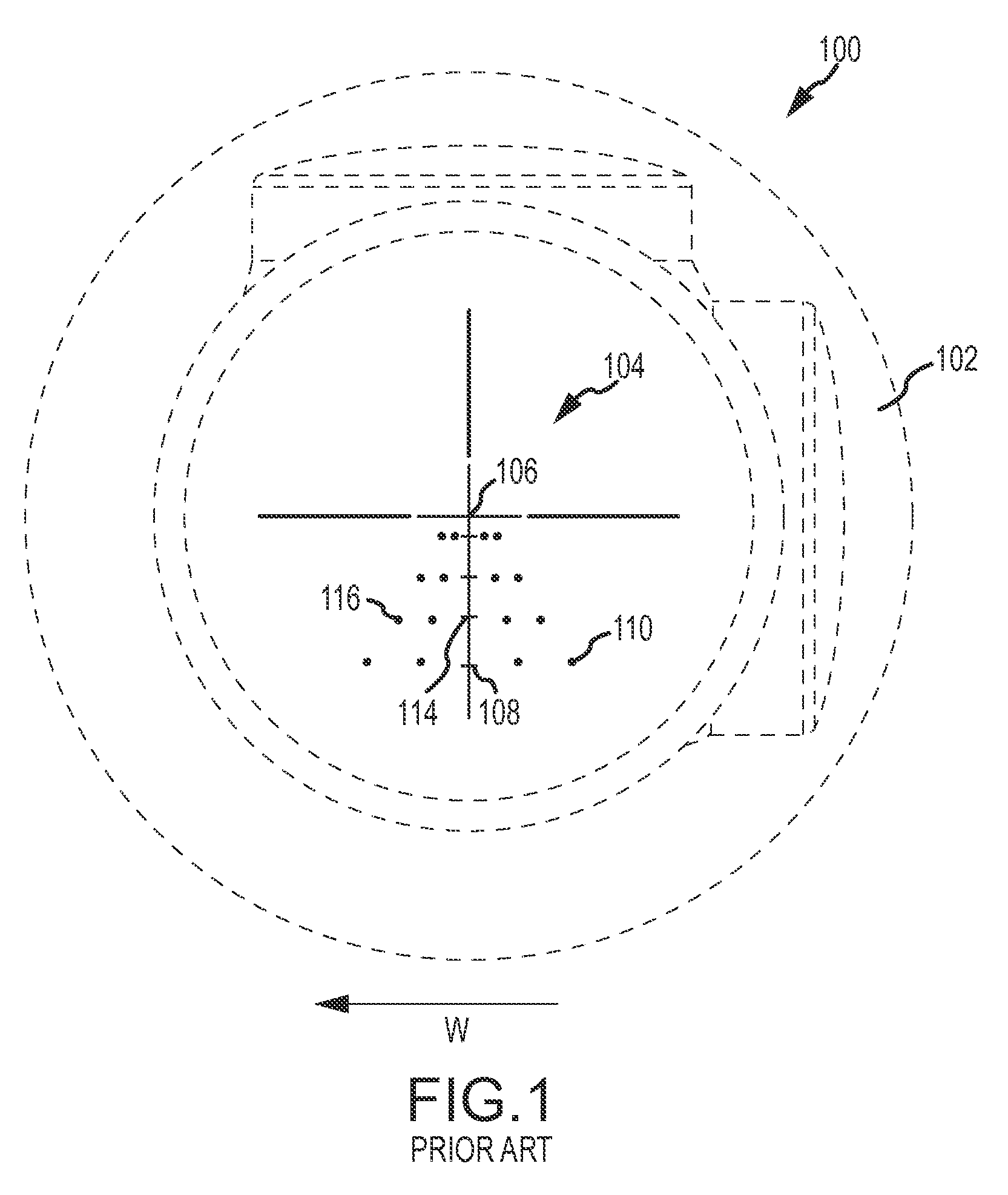 Optical device having projected aiming point