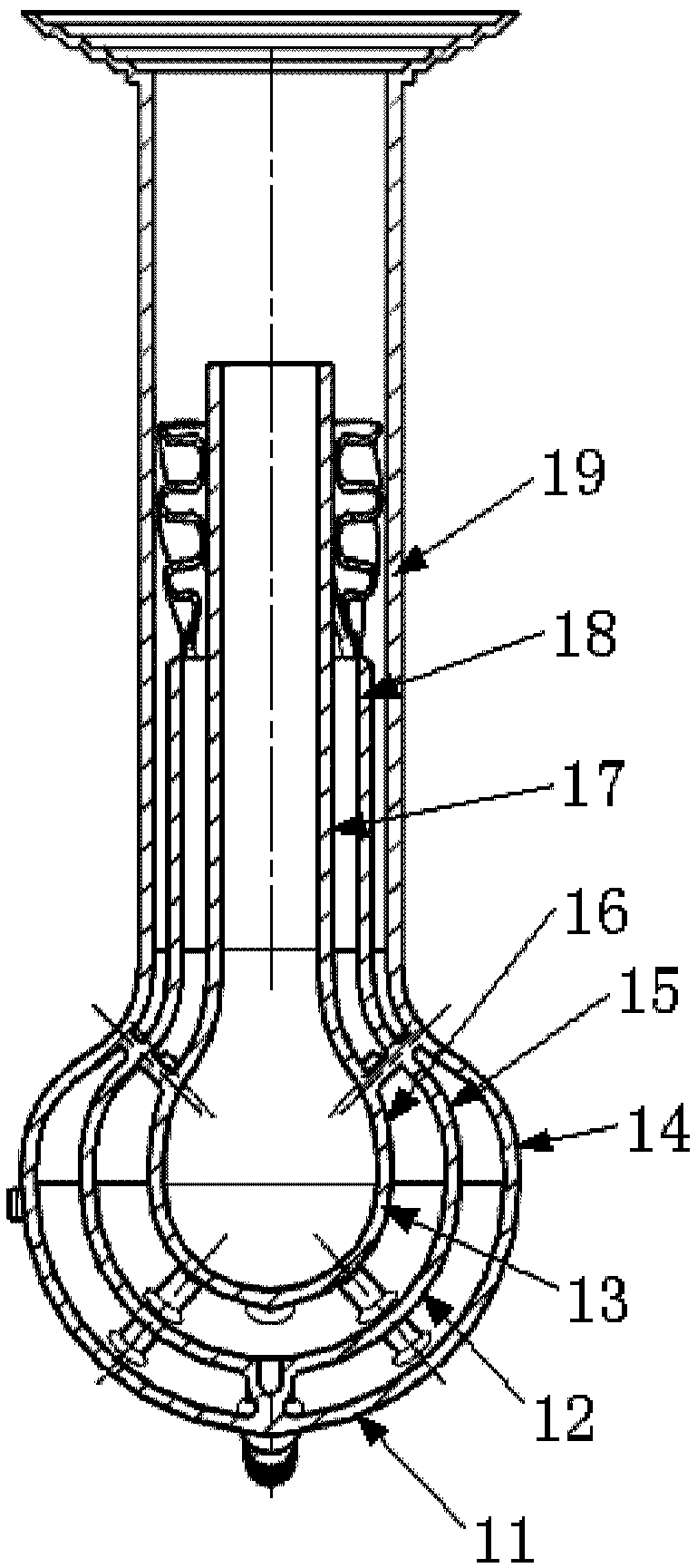 Nozzle, nozzle array and burner for widening tempering margin