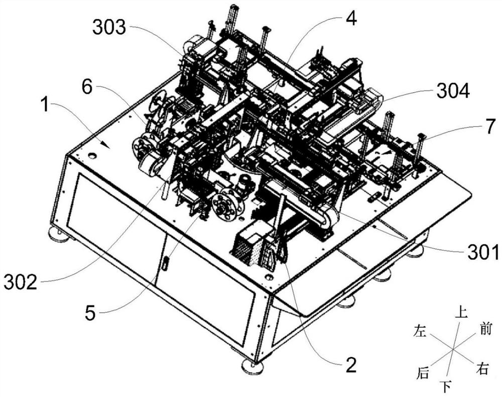 Film pasting and tearing equipment for camera module