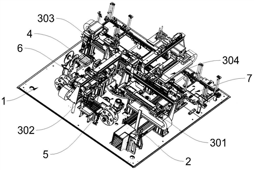 Film pasting and tearing equipment for camera module